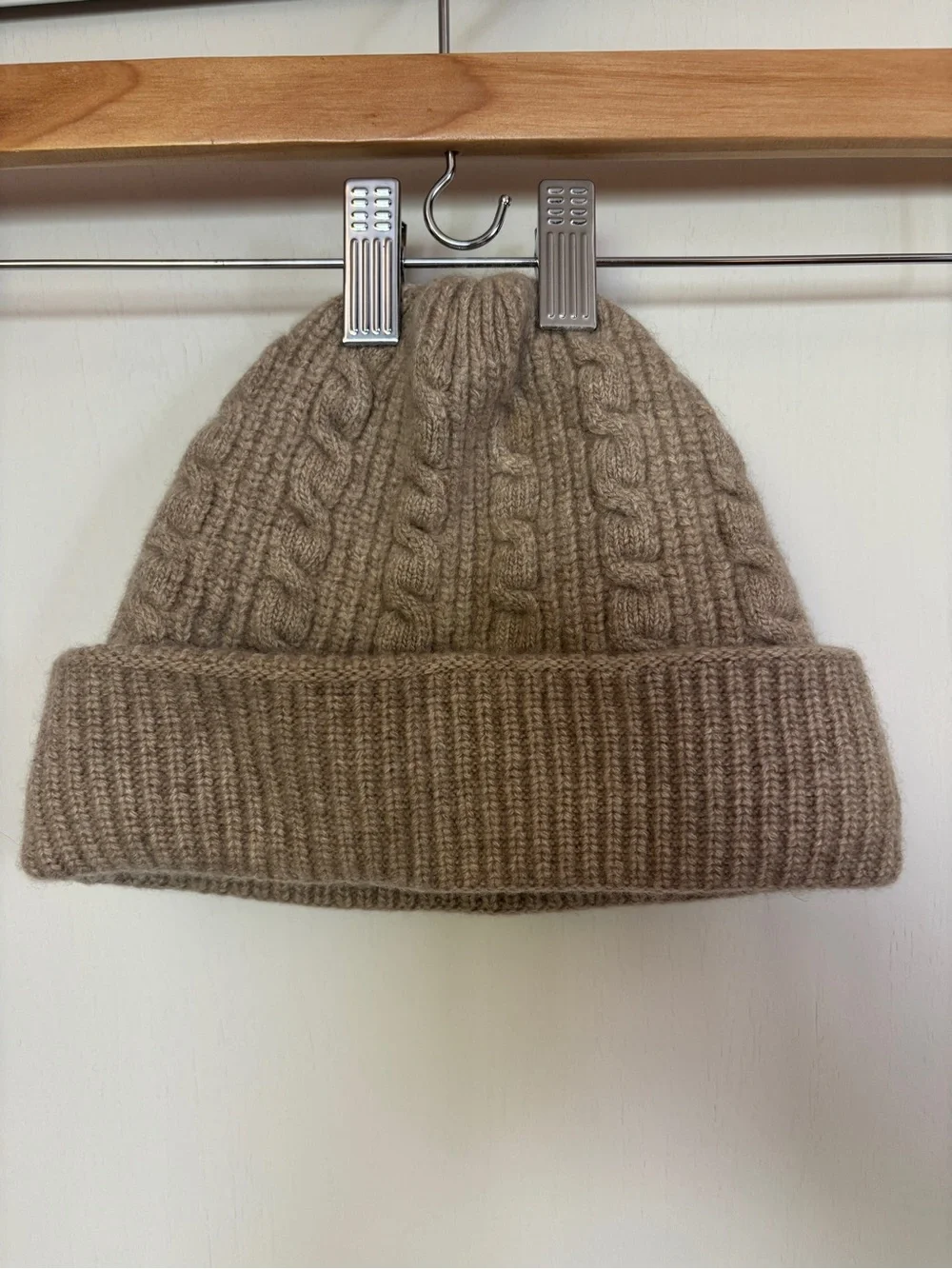 Kids Biella Cable Knit Beanie Fisherman Minimalist Timeless Preppy Quiet Luxury